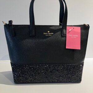 Kate Spade Ina Greta Court Small Satchel - Black (WRKU5610)